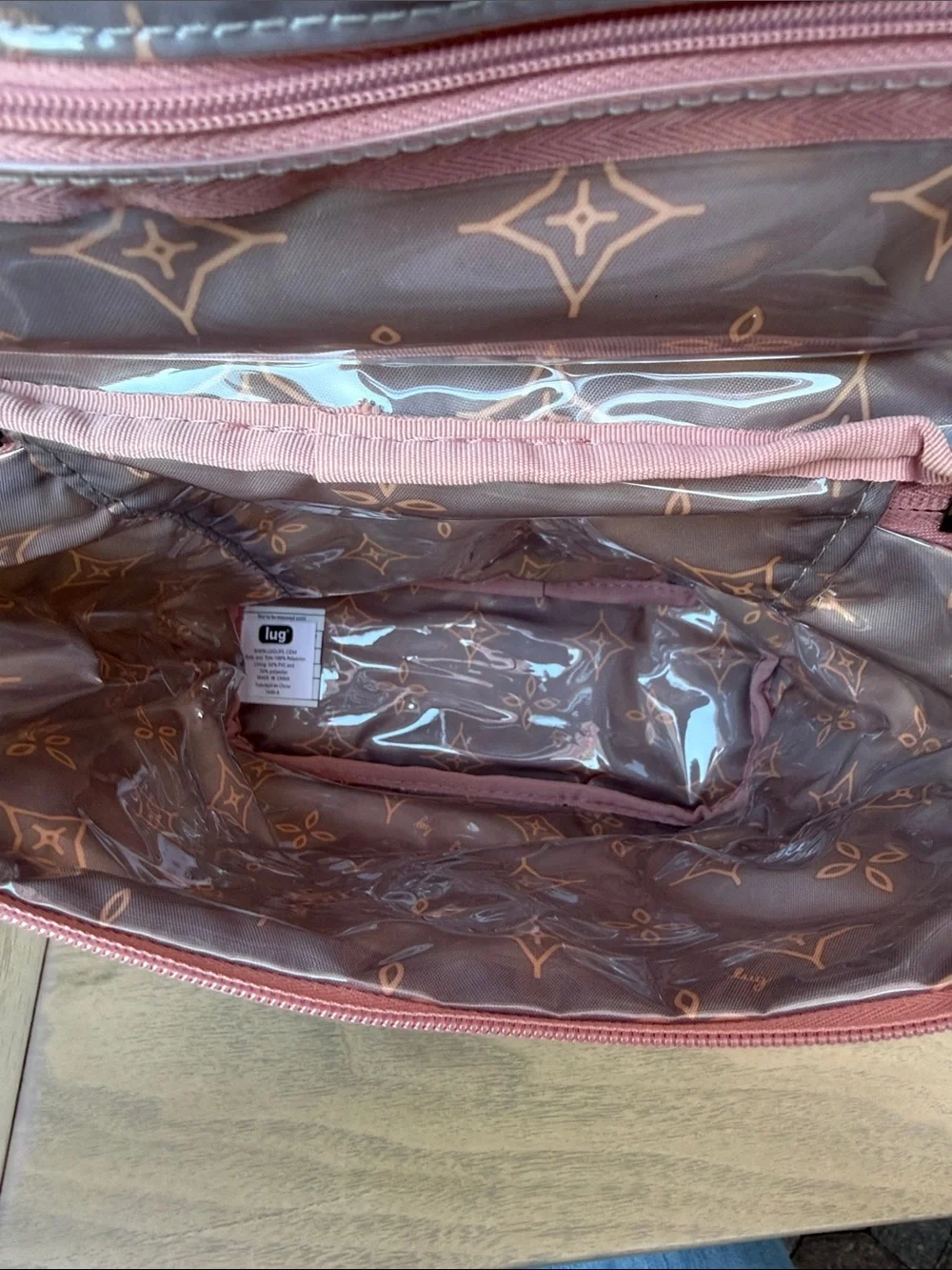 lug Pink Camo Cosmetic Bag